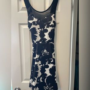 Black and White Cocktail Dress